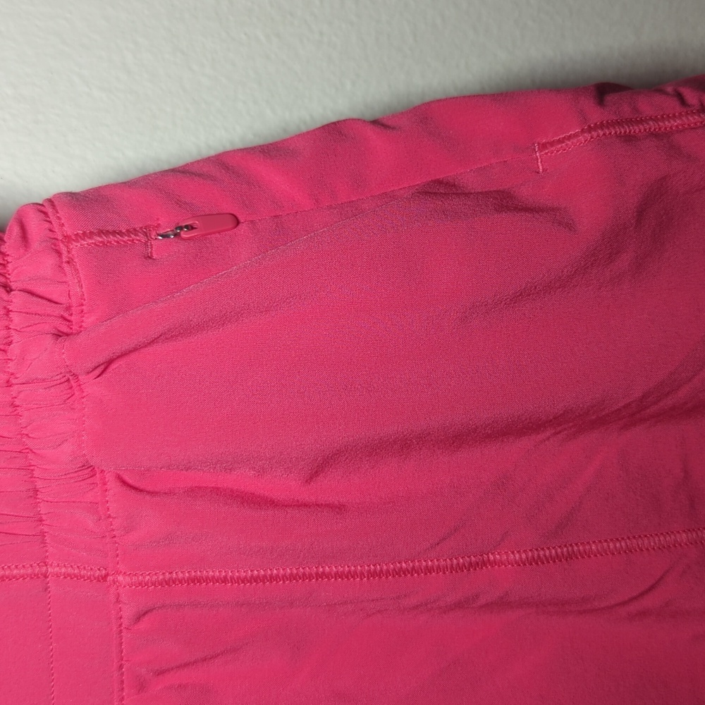 Lululemon Athletica Hot Pink Hotty Hot High Rise Shorts 4" Inseam Women's Size 4 - Picture 4 of 6